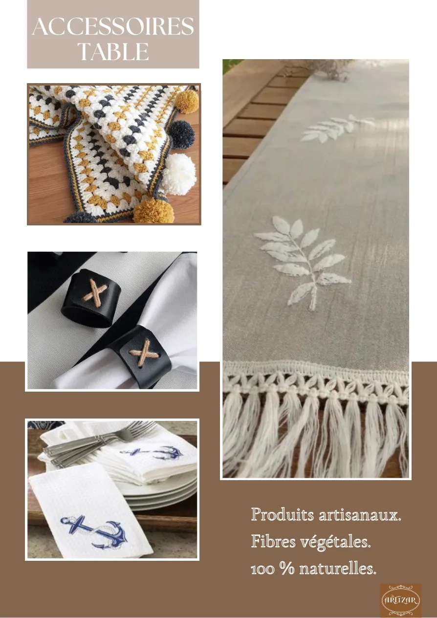 Accessoires de table — collection 2026