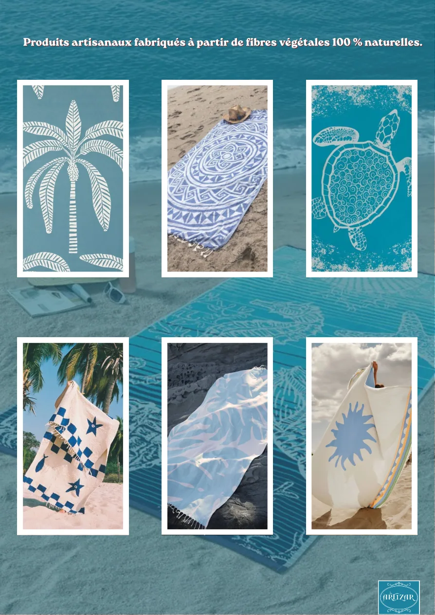 Tapis de plage — collection été (2)